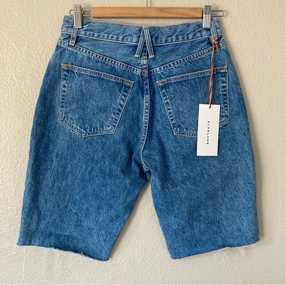 SLVRLAKE Bermuda Denim Cut Off Shorts - Picture 5 of 8